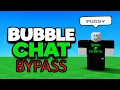 Roblox Script Showcase Bubble Chat Bypass