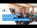 Education Julia Mattera en visite au lycee Schweitzer donne le gout de la lecture aux lyceens