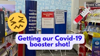 Getting our COVID-19 Booster Shot at CVS Pharmacy