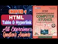 HTML Table and Hyperlink Class 7 Computer Studies Chapter 7 unit 2 All Answers