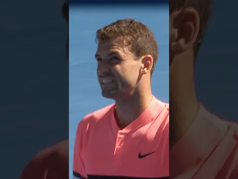 Dimitrov SLIPS and still wins! 😱