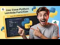 Top 1 Use Cases of Python Lambda Function Real-Life Examples Explained