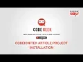 Codeigniter Article Project Installation