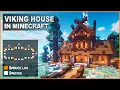 Minecraft How to build a Viking House Tutorial