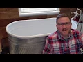 Making a Bathtub From a Trough We Love It