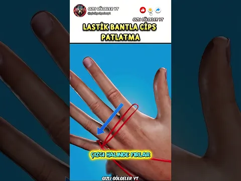 Lastik Bantla Cips Patlatma!