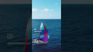 Dreamy sailing in the middle of the ocean! #sailing