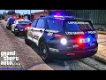 Playing GTA 5 As A POLICE OFFICER City Patrol HPD GTA 5 Lspdfr Mod 4K