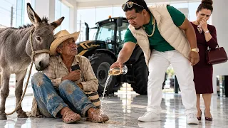 Lo humillaron por llegar con un burro y sus chancletas sin saber quien era el en realidad