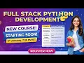 Day 1 Full Stack Python 7 30 PM IST by Mo Navaid