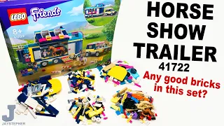 LEGO Friends 2022 Horse Show Trailer 41722 Unboxing & Brick Exploration