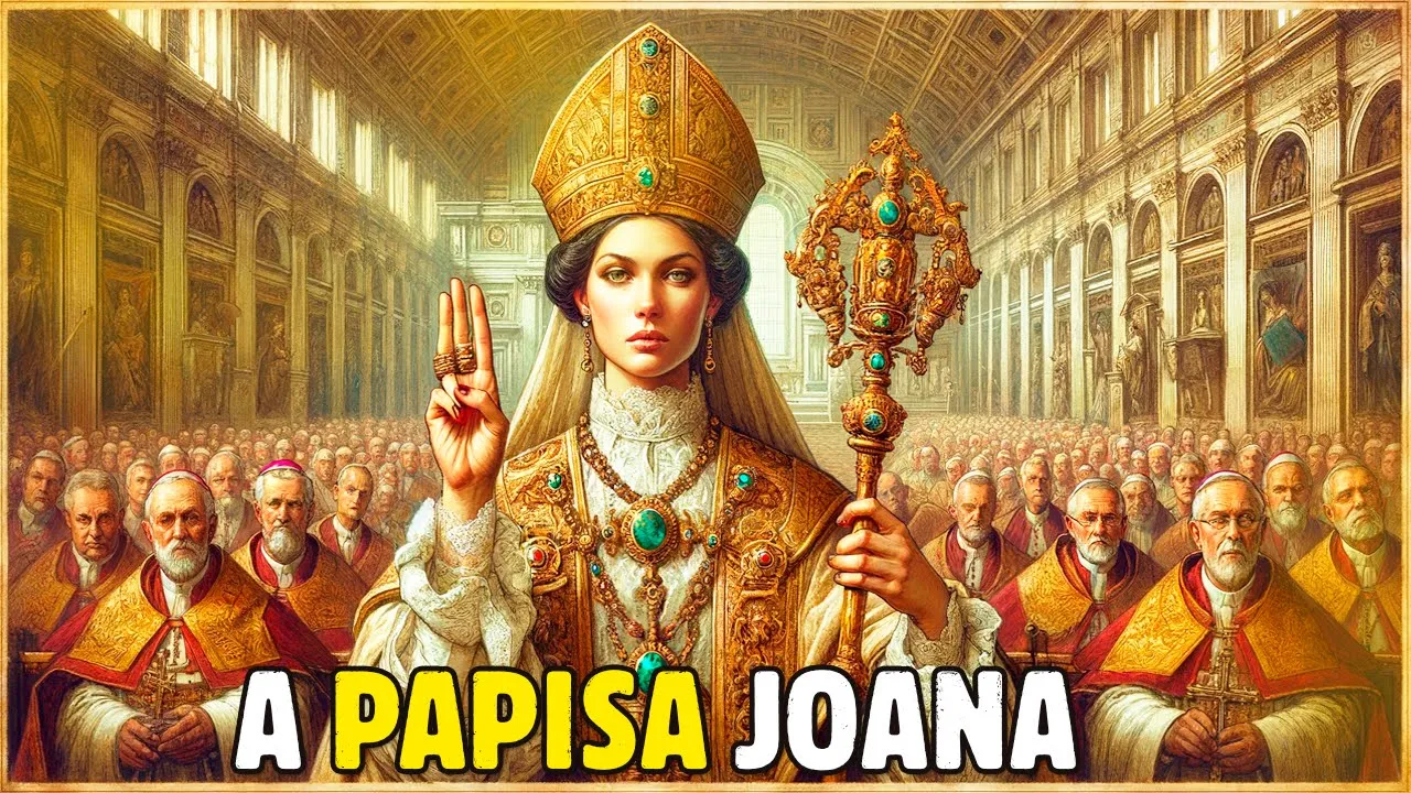 O VATICANO TENTA ESCONDER: A PAPISA JOANA, A MULHER QUE FOI PAPA!