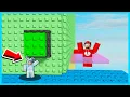 Download Lagu MIPAN \u0026 ZUZUZU Parkour Tower Tapi Bisa Troll Jadi Kecil Banget! ROBLOX