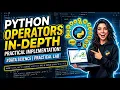 Master Python Operators In-Depth with Practical Examples Sonu Yadav - Data Science Mentor PW