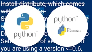Python pip install fails invalid command egg - info