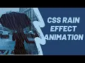 Pure CSS Rain Animation Using HTML and CSS tutorial CSS Keyframes