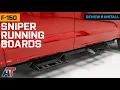 2015-2023 F-150 4 Drop Sniper Running Boards Textured Black Review Install