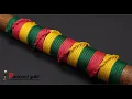 Colorful spiral hitching