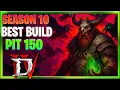 Download Lagu Diablo 4 Season 10 Best Build in Game Pit 150 One shotting ANYTHING... PTR Diablo IV Infernal Chaos