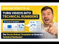 How to Use Docsie AI Templates to Turn s into a Technical Runbooks