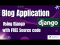 Blog project using Django with FREE source code