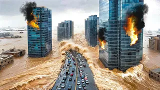 TSUNAMI 2025 300 KM H WINDS TEAR Through Asia Bridges Towers COLLAPSE Full Movie 