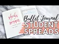 HOW TO BULLET JOURNAL FOR STUDENTS SUMMER SCHOOL EDITION - QUICK STUDENT SPREADS CREATEWITHCAIT