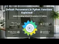 Default Parameters in Python Functions Explained Python Functions Tutorial
