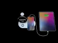 iHome 4-IN-1 Fast Wireless Charger with Alarm Clock iWW33BG