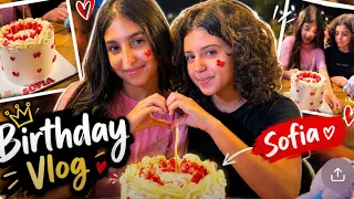 جولة في غرفة بناتي🎀عيد ميلاد صوفيا على طريقتها🥰