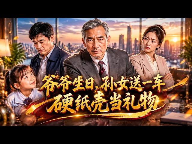 爷爷生日,孙女送一车硬纸壳当礼物