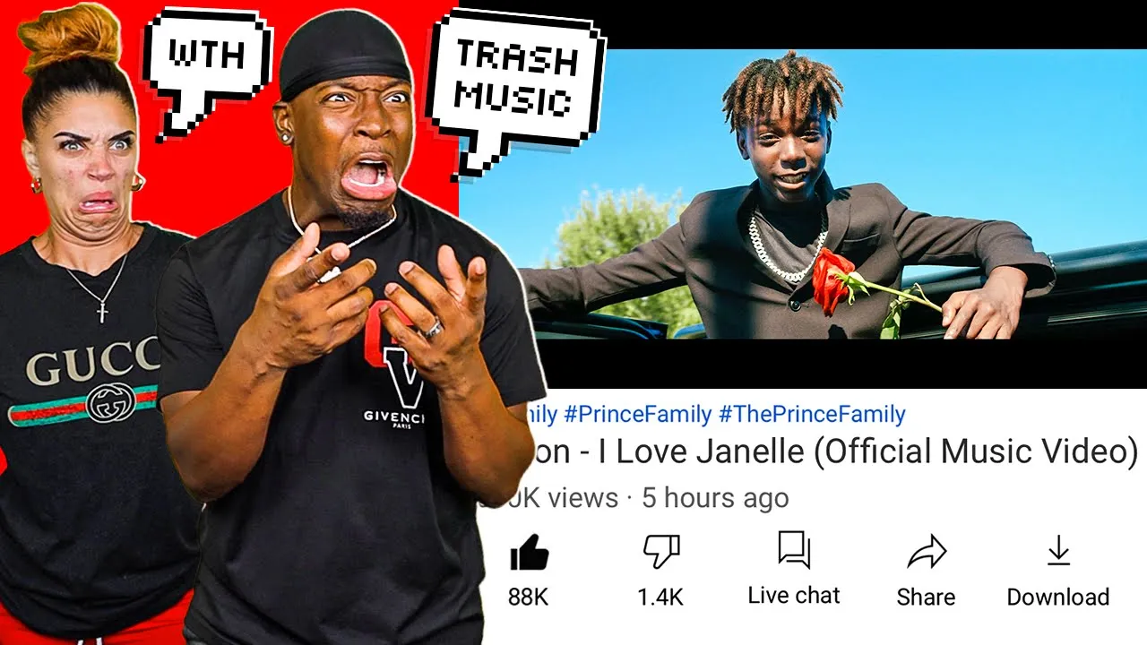 REACTING TO DARION - I LOVE YOU JANELLE (OFFICIAL MUSIC VIDEO) **HE NEEDS TO QUIT MAKING MUSIC**