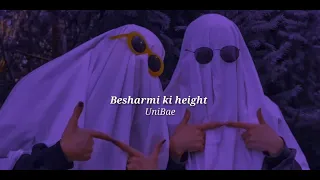Besharmi Ki Height Full Song With Lyrics Main Tera Hero Varun Dhawan Nargis Fakhri 