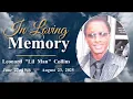 Celebration of Life of Leonard Lil Man Collins