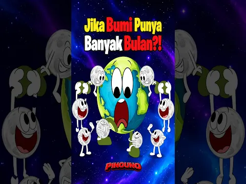 Bumi vs Bulan: Apa Yang Terjadi Jika Kita Punya Banyak Bulan? 🌕💥 #space #sains #universe