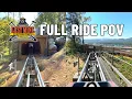 Lost Mine Mountain Coaster Full Ride POV Pigeon Forge Tennessee