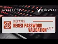 Regex Password Validation