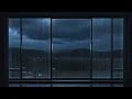 Rain & Thunder for Sleep | Storm to Gentle Drizzle • 40 Minutes