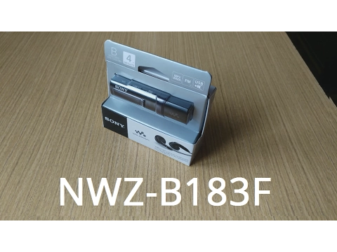 Download MP3 NWZ-B183F - unboxing, read/write speed benchmark