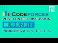 Codeforces Round 903 Div 3 Solutions - A to G by Ankit Ghildiyal TLE Eliminators