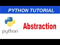 Abstraction in Python What is Abstraction Python Complete Course in