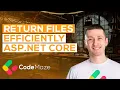 How to Return a File With ASP NET Core Web API