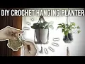 How to Make Crochet Plant Hanger DIY