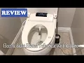 Review of XCQQ Smart Toilet Seat - Electric bidet heated toilet seat with remote control