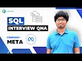 SQL Problem Asked in META COMPANY MAANG SQL Interview Problem