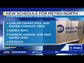 MTA announces new Metro-North schedules