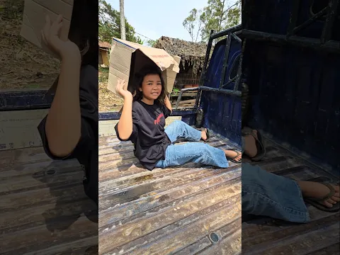 resih di mobil pake kardus#trendingshorts