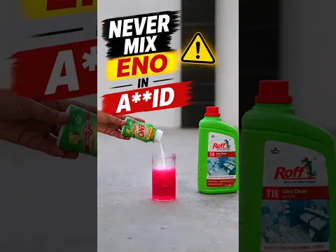🧪Never Mix Eno In Tile Cleaner(A**id) !!