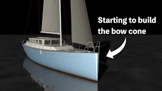 Cedar Shortage & Bow Section Construction – Building A 50ft Sailboat – Ep. 357 RAN Sailing