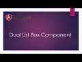 Dual List Box Component